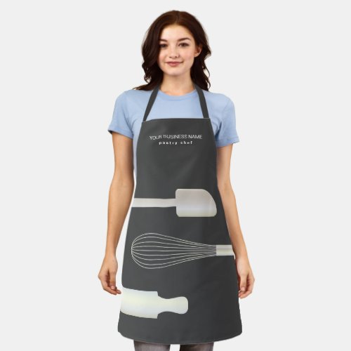 Modern Bakery Pastry Chef Baking Business Apron