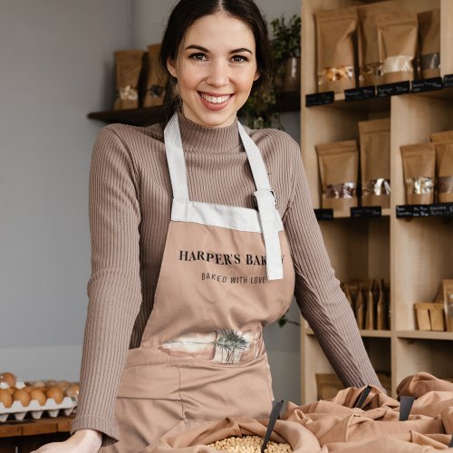 Modern Bakery Professional Logo Business  Apron