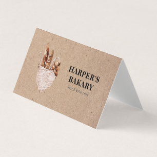 Modern Bakery Professional Logo Business Card