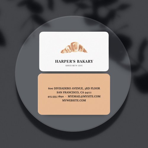 Modern Bakery Professional Logo Business Card