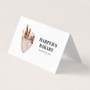 Modern Bakery Professional Logo Business Card