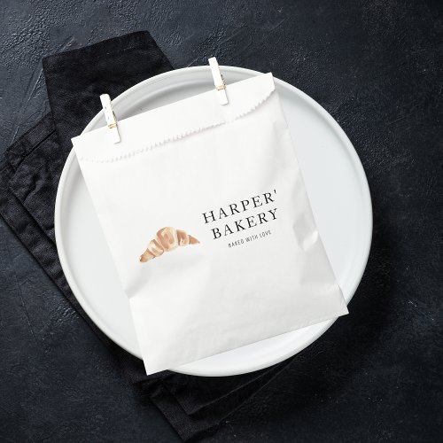 Modern Bakery Professional Logo Business  Favor Bag