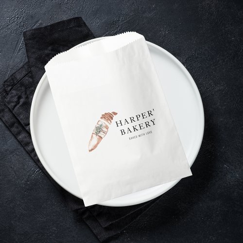 Modern Bakery Professional Logo Business  Favor Bag