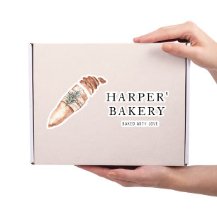 Modern Bakery Professional Logo Business Sticker