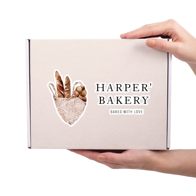 Modern Bakery Professional Logo Sticker (Creator Uploaded)