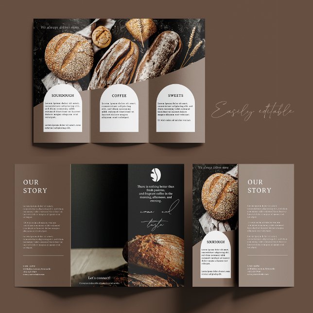 Modern Bakery Trifold  Brochure (Creator Uploaded)