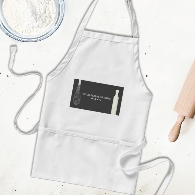 Modern Baking Business Pastry Chef Bakery Adult Apron (Creator Uploaded)
