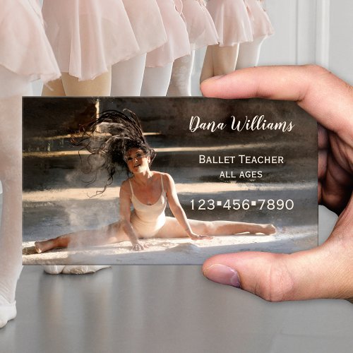 Modern Ballet Dance Business Card