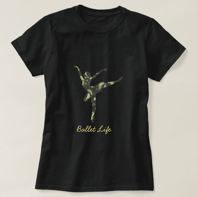 Modern ballet dancer modern dance T-Shirt (Design Front)