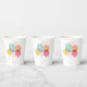 Modern ballon bunch birthday party paper cups | Zazzle