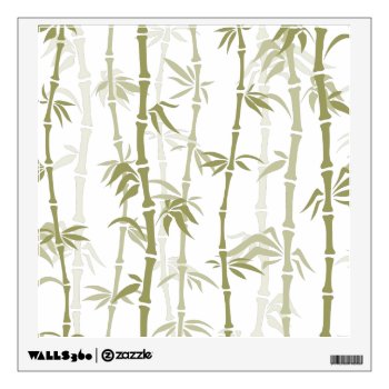 Modern Bamboo Trees Wall Decal by Lasting__Impressions at Zazzle