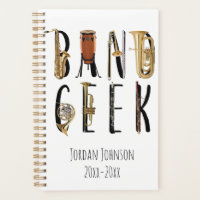 Modern Band Geek Musical Instrument Your Own Name