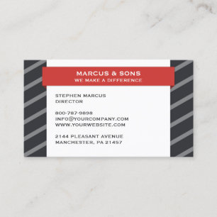Modern Banner Business Card Template