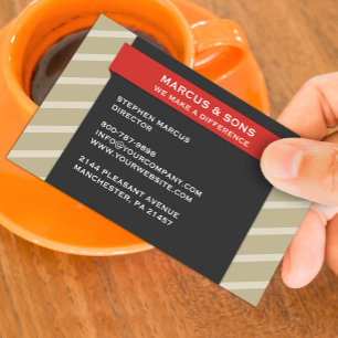 Modern Banner Business Card Template