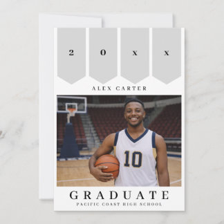 Modern Banner Graduate Announcement 