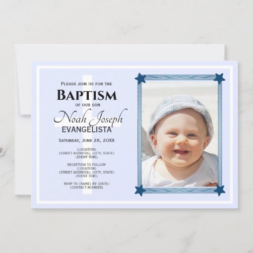 Modern BAPTISM Event Invitation | Zazzle