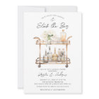 Modern Bar Cart Couples Shower 