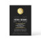 MODERN BAR MITZVAH party INVITE gold spot black