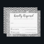 MODERN BAR MITZVAH thank you cool silver glitter Invitation<br><div class="desc">by kat massard >>> kat@simplysweetPAPERIE.com <<< A simple, stylish way to for your guest's to RSVP to your child's BAR MITZVAH Setup as a template it is simple for you to add your own details, or hit the customise button and you can add or change text, fonts, sizes etc TIP...</div>
