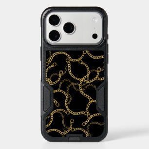 Modern Baroque Glam With Gold Chains iPhone 17 Pro Max Case