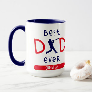 Modern Baseball Best Dad Ever Fathers Day Mug