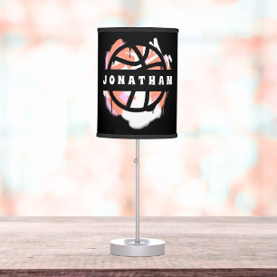 Modern Basketball Graffiti Player Name Cool Sport  Table Lamp