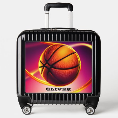 Modern Basketball Player Team Name Number Luggage