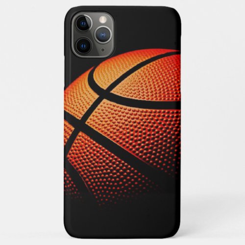 Modern Basketball Sport Ball Skin Texture Pattern iPhone 11 Pro Max Case