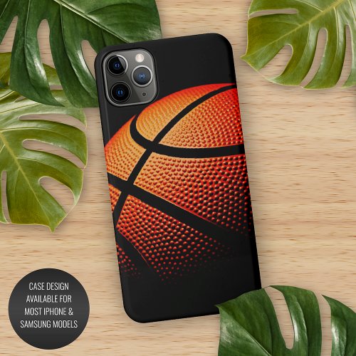 Modern Basketball Sport Ball Skin Texture Pattern iPhone 11Pro Max Case