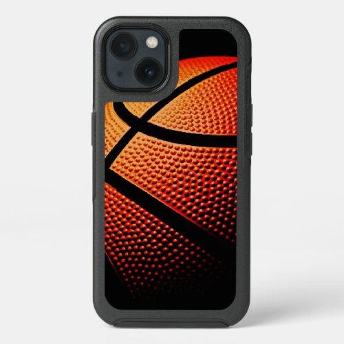 Modern Basketball Sport Ball Skin Texture Pattern iPhone 13 Case