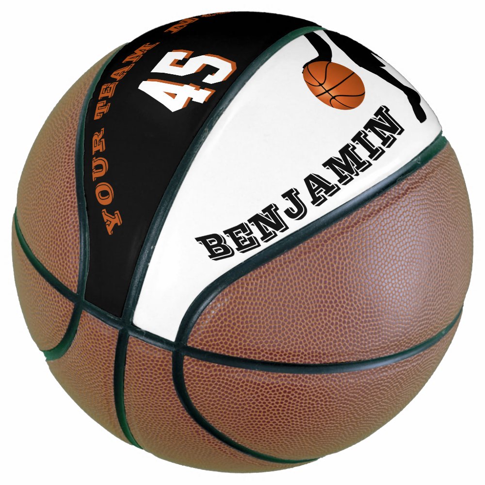 Disover Modern Basketball with Team Name Number