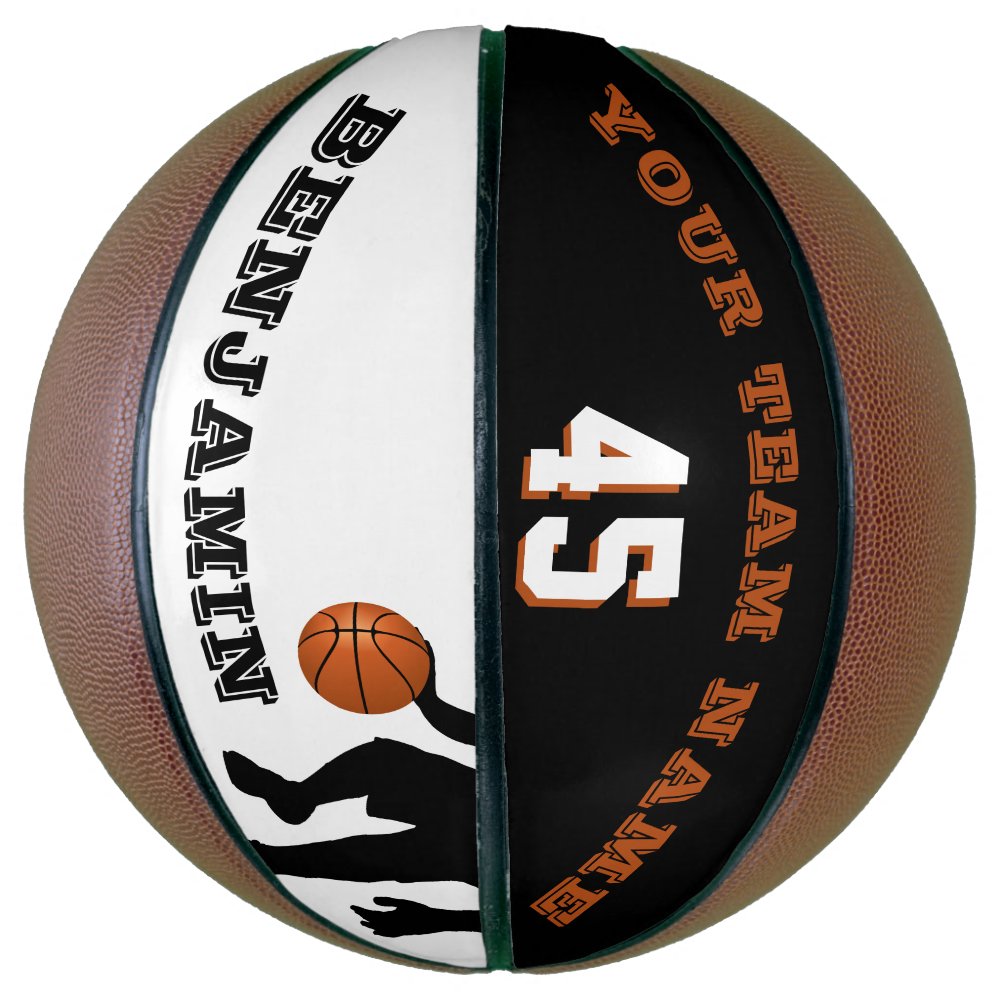 Disover Modern Basketball with Team Name Number