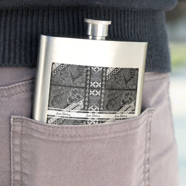 Modern BATIK Pattern Flask (In Situ)