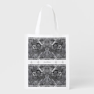 Modern BATIK Pattern Grocery Bag