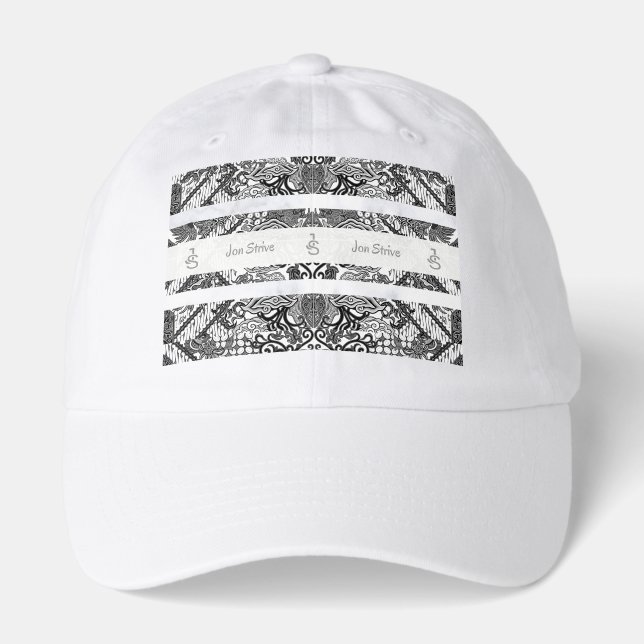 Modern BATIK Pattern Hat (Front)