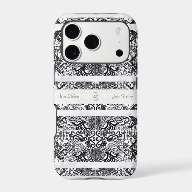 Modern BATIK Pattern iPhone Case (Back)