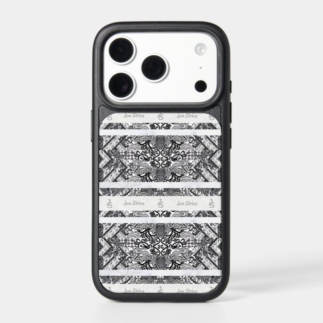 Modern BATIK Pattern Otterbox iPhone Case (Back)