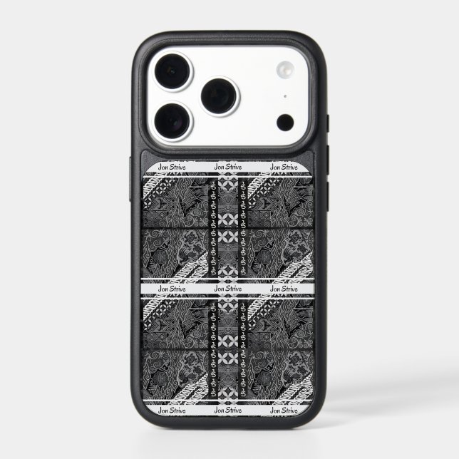 Modern BATIK Pattern Otterbox iPhone Case (Back)