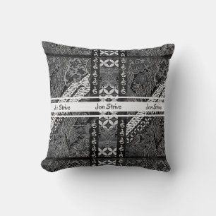 Modern BATIK Pattern Throw Pillow