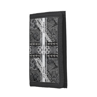 Modern BATIK Pattern Trifold Wallet