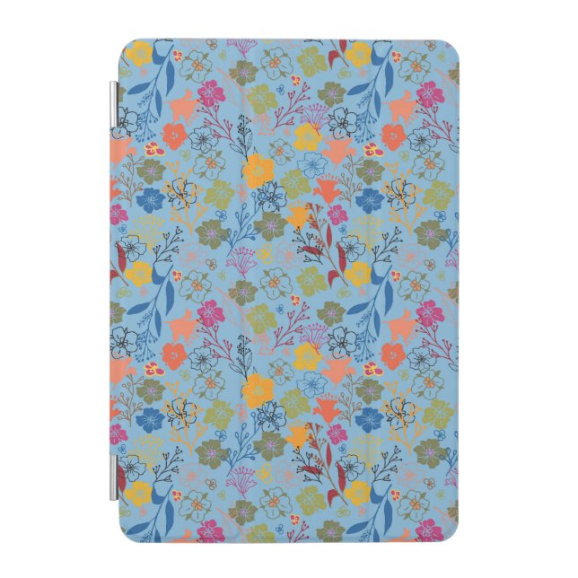 Modern Batik Rose Baltic Sea iPad Mini Cover (Front)