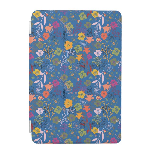 Modern Batik Victoria Blue iPad Mini Cover (Front)