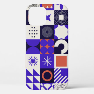 Modern Bauhaus: Bold Geometric Pattern. iPhone 12 Case