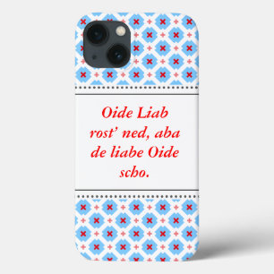Modern Bavaria Graphics iPhone 13 Case