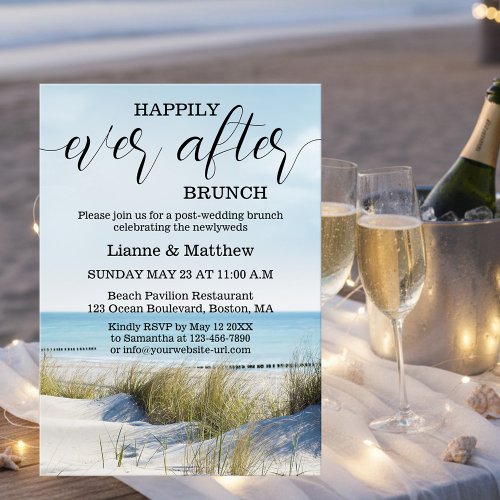 Modern Beach and Dunes Wedding Brunch