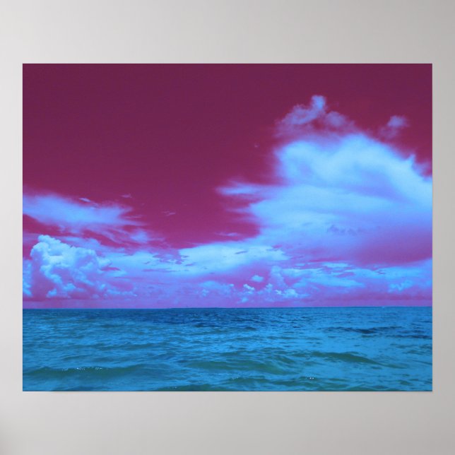 Modern Beach Art 5 Poster (Front)