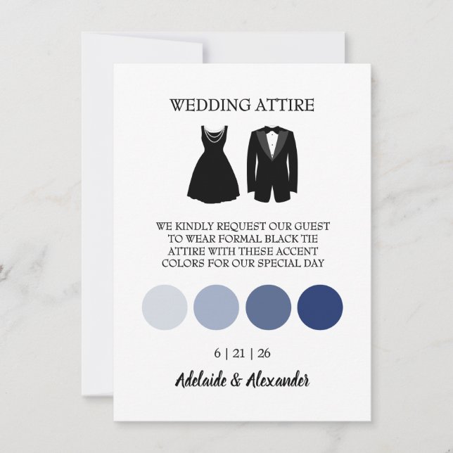 Modern Beach Coastal Watercolor Wedding Blue Invitation (Front)