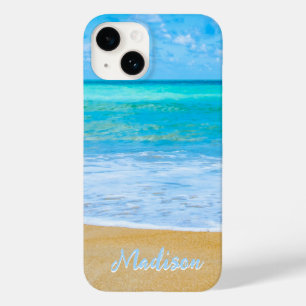  Modern Beach Sand Sky  Personalized    Case-Mate iPhone 14 Case