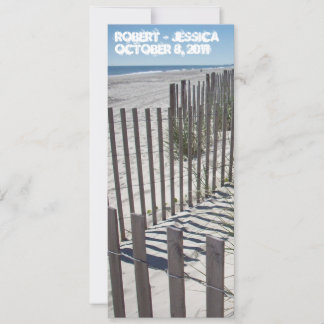 Modern Beach Wedding Invitation