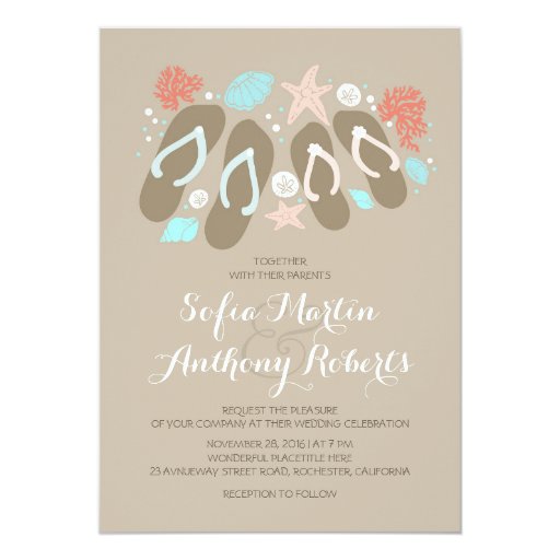 Flip Flop Wedding Invitations 10